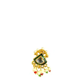 NIKYANKA Gold-Plated Zircon Studded Stud Nosepin-picture-40