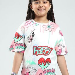 Monte Carlo Girls Graphic Printed Round Neck Oversized T-Shirt-image-112