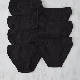 Trendyol Women Pack Of 7 Mid-Rise Basic Briefs-image-1