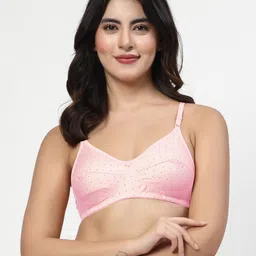 LILY Egatniv Pack Of 4 Printed Full Coverage Non Padded All Day Comfort Everyday Bra image 3