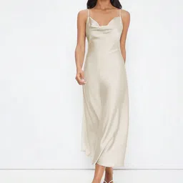DressBerry Women Shoulder Straps A-Line Midi Dress-picture-16