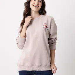 Mast & Harbour Graphic Printed Round Neck Pullover image 4