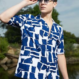 Campus Sutra Men Comfort Opaque Printed Casual Shirt-picture-27