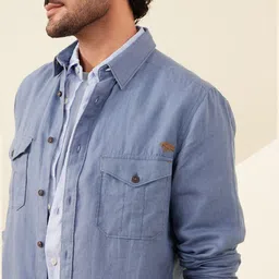 Andamen Men Premium Slim Fit Opaque Solid Casual Shirt image 2