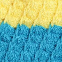 MayRa Knits Hand Knitted Striped Crochet Cap - Multi Colour image 3