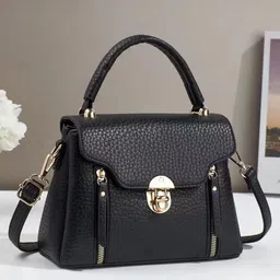 StyleCast Women Textured Structured Zip Detail Satchel Bag-picture-36