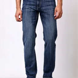 Stylox Men Slim Fit Mid-Rise Light Fade Jeans-image-1