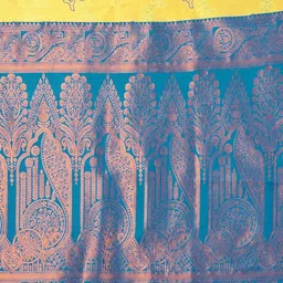 oxalis Woven Design Art Silk Banarasi Saree image 3