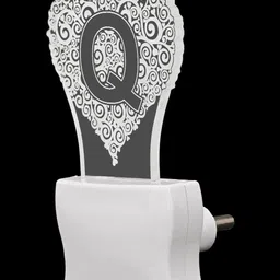 1ST TIME Red & White Textured Acrylic Contemporary Abstract Shaped Shaped Wall Lamp image 2