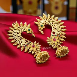 VIVASTRI Women Gold-Plated Alloy Earrings-picture-20