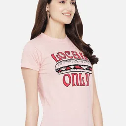 Dreambe Women Typography Printed T-shirt image 4