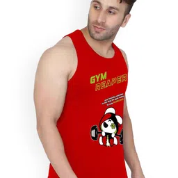 SLOWLORIS Men Pack Of 2 Printed Bio-Wash Gym image 2