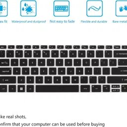 iFyx Cover For 2023 Aspire Vero 14 Gaming Laptop AV14-52P Guard Keyboard Cover Keyboard Skin image 3
