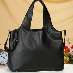 Mast & Harbour Women Solid Structured Handheld Bag-picture-52