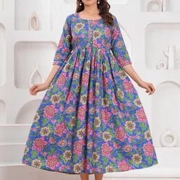 FASHION CLOUD Women Blue Kurtis-picture-24