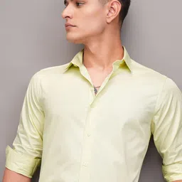 HIGHLANDER Men Slim Fit Opaque Casual Shirt-picture-17
