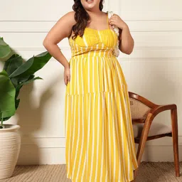 DEEBACO Striped Maxi Dress-picture-11