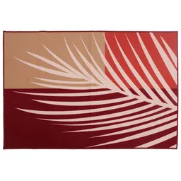 MODEFE Red Geometric Anti-Skid Nylon Carpet image 3