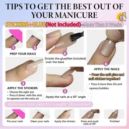 NAILWIND 30-Pcs Reusable Press On Nail- Light Y 15 image 4