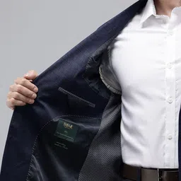 Theme Checked Slim Fit Single-Breasted Formal Blazer image 5