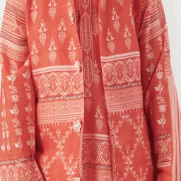 Vivedkids Boys Floral Printed Regular Pure Cotton Kurta with Pyjamas image 2