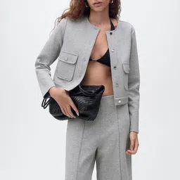 MANGO Cropped Tailored Jacket-picture-35
