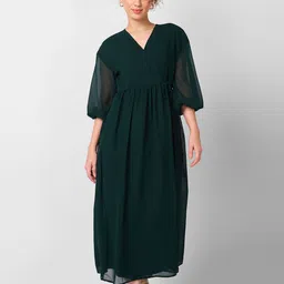 Iti Georgette Maxi Midi Dress-image-33