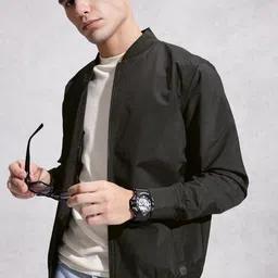 WROGN Mock Collar Bomber Jacket-picture-12