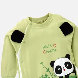 Little Surprise Box LLP Infants Panda Full Sleeves Jumpsuit Style Rompers image 3