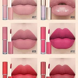 Plessis Set Of 12 Matte Liquid Lipstick- 2.5 ml Each- Shade- 01- 02- 03- 04- 05- 06- 07-09 image 4