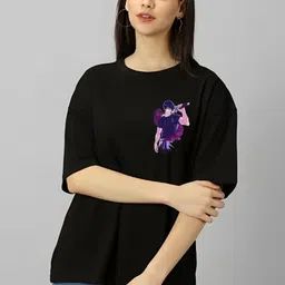 Parona Women Printed Pockets T-shirt-image-91