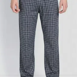 DIGITAL SHOPEE Men Checked Cotton Lounge Pants-picture-20