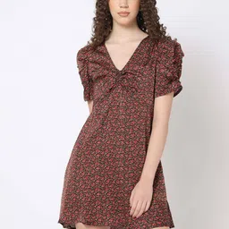 GAP Floral Print A-Line Mini Dress-picture-32