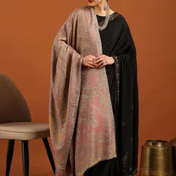 Tweedle Paisley Woven Design Shawl-picture-25