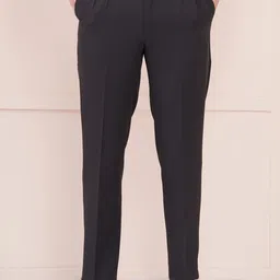 FUKUSO Men Tapered Fit Easy Wash Pleated Trousers-picture-25