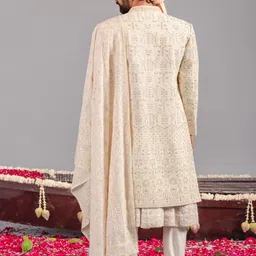 kalpraag ROOHANI Embroidered Sherwani Set image 2