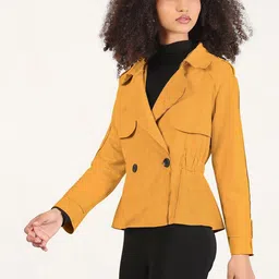 SHOWOFFFF Women Suede Tailored Jacket image 2