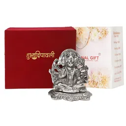 INTERNATIONAL GIFT Panchmukhi Hanuman Showpiece With Happy Diwali Tag & Velvet Box-image-32