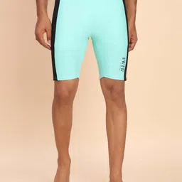 wiw Quick Dry printed swimwear jammer for men,Swim Shorts for Training, Racing Printed Men Swim Bottom Light Green Swimsuit image 2