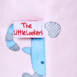 the little lookers Soft Plush Stretchable Baby Feeding Bottle Cover/Tote Bag/Sleeve with Easy to Hold Strap | Cute Animated Overall Print Pack of 2 (Pink & Yellow, Narrow Neck 240ml/8OZ) image 5