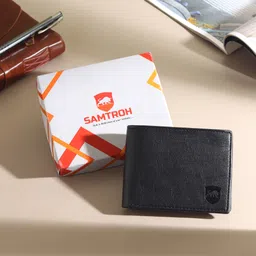 samtroh Men Black Artificial Leather Wallet-picture-12