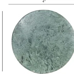 urbannest Round Reversible Marble Coaster Set image 2