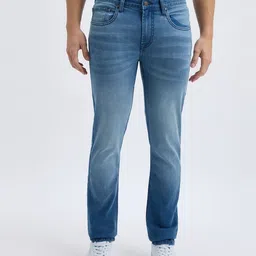 pepe jeans Men Slim Mid Rise Blue Jeans image 2