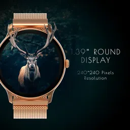 Fire-Boltt Ninja Talk 35.3mm (1.39) Round Bluetooth Calling Metal Body,120 Sports Modes Smartwatch image 3