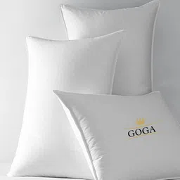 goga LUXURY Cotton Solid Sleeping Pillow Pack of 2 image 2