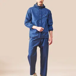 lux venus Solid Men Rain Suit image 1