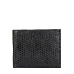 Aditi Wasan Unisex Black Leather Two Fold Wallet-image-64