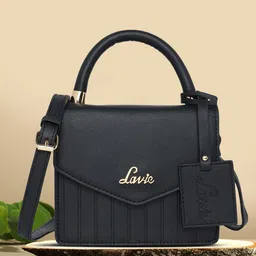Lavie Aura Women Black Flap Satchel-picture-18