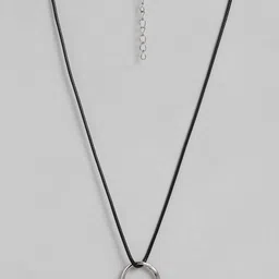 DressBerry Set of 2 Circular Pendants with Chains image 2