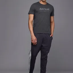 HRX by Hrithik Roshan Typography Printed Pure Cotton Yoga T-shirt image 5